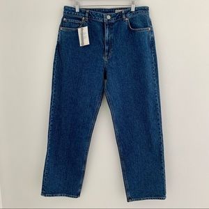 ASOS High Rise Stretch ‘Slim’ Straight Leg Jeans